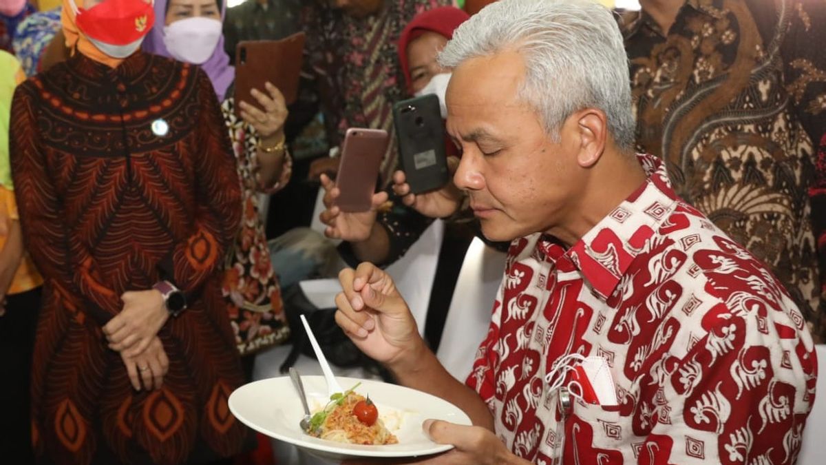 Ganjar Pranowo Gaungkat The Spirit Of Local Food Consumption Anticipates Food Prone