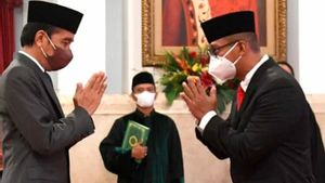 Andi Widjajanto Dilantik Presiden Jokowi sebagai Gubernur Lemhannas