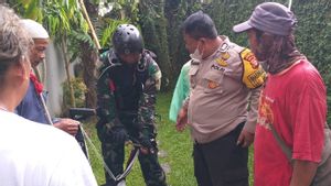 Akibat Angin Kencang, Penerjun Payung Denjaka TNI Mendarat di Rumah Warga