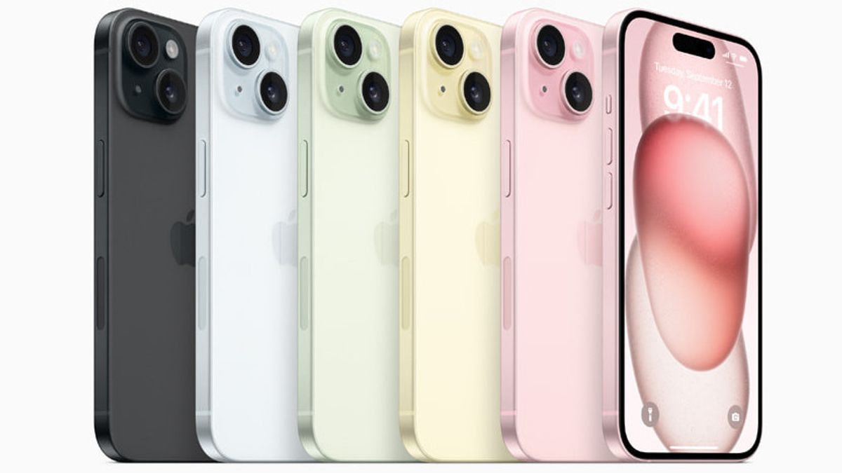 iPhone 15、iPhone 15 Plus、五色、预订 9 月 15 日起