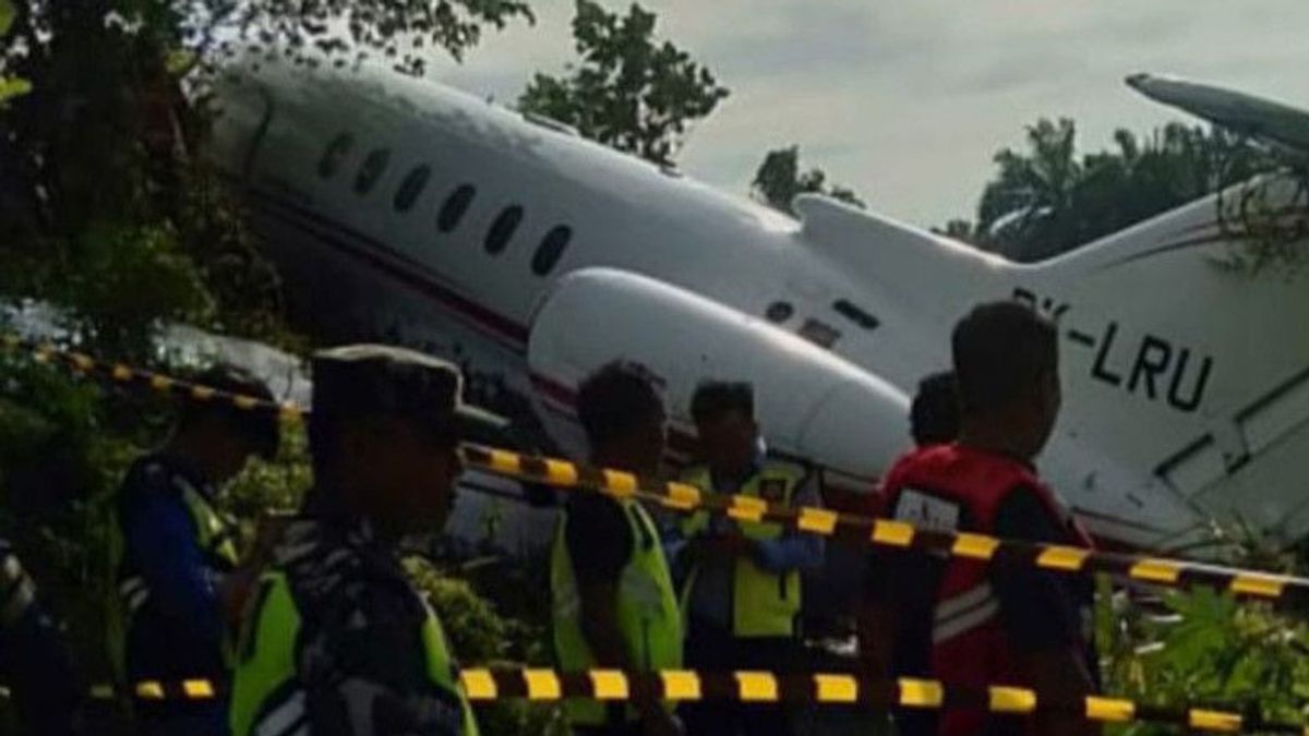 900XP Hawker Plane Slipped In Morowali, Central Sulawesi, Four Passengers Selamat