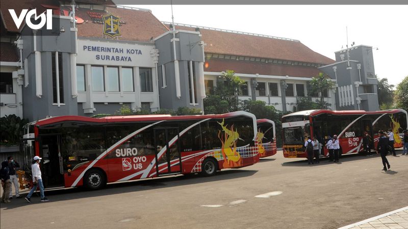 Wali Kota Eri Cahyadi Luncurkan Rute Baru Suroboyo Bus, Pembayaran Bisa ...