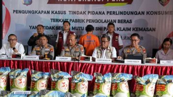 East Java Police Arrest Perpetrators Of Premium Rice Oplos In Sidoarjo