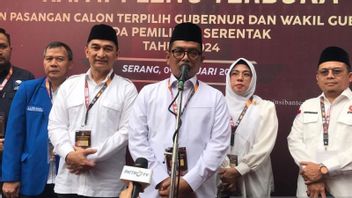 Andra Soni Lega Ditetapkan sebagai Gubernur Banten Terpilih, Siap Realisasikan Janji Sekolah Gratis