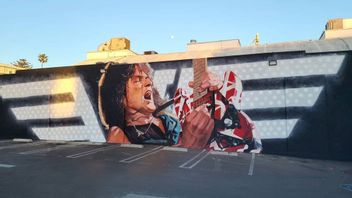 Mural Karya Robert Vargas Jadi Bukti, Eddie Van Halen Bukan Cuma Gitaris tapi Juga Inspirasi