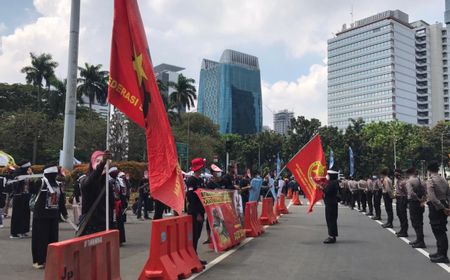 Begini Rencana Penutupan Lalu Lintas di Sekitar Demo Buruh Patung Kuda