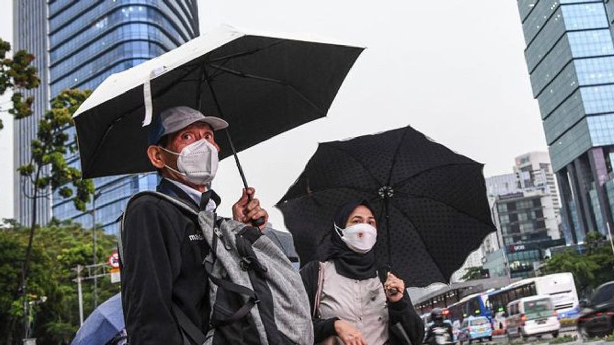Cuaca Kamis 7 Maret, Hujan Guyur Jakarta Kamis Siang