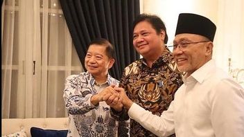 Chairman Of Golkar Meets Chairman Of PAN And PPP, Airlangga: If You Want The Sun To Shine, It Will Turn Green