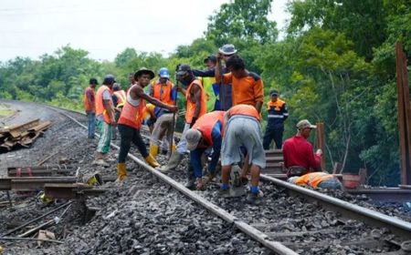 KAI Palembang Sudah Tutup 20 Perlintasan Sebidang Liar