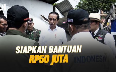 VIDEO: Tinjau Lokasi Gempa Cianjur, Jokowi Janji Beri Bantuan untuk Perbaiki Rumah Warga yang Rusak