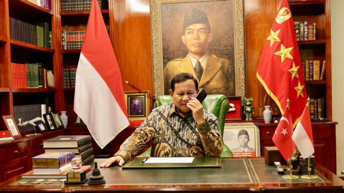 Berbincang Lewat Telepon, Ini Isi Percakapan Prabowo dan Erdogan