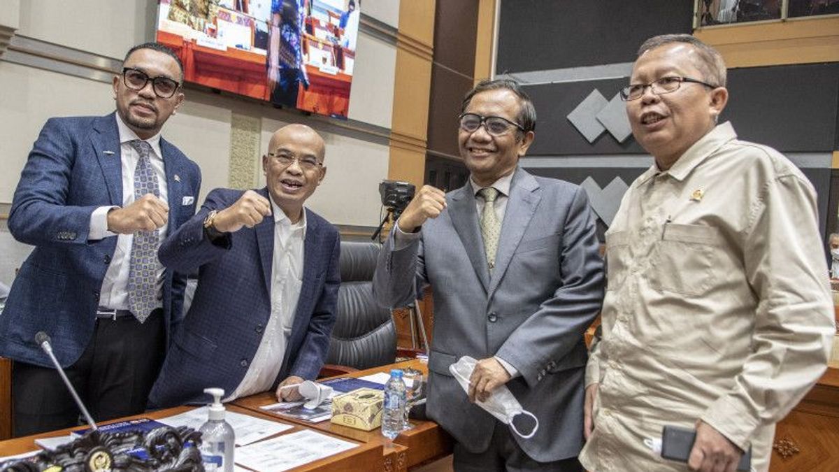 Arrested By Gerindra Politician Over The Duties Of Kompolnas, Mahfud MD: It Was The DPR Who Created It, If You Want It To Be Dissolved, Just Dissolve It