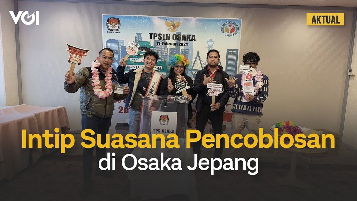 VIDEO: This Is The Atmosphere Of The 2024 Election In Osaka Japan, Quiet And Many Indonesian Citizens Who Did Not Come
