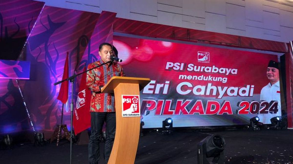 L’ISP Soutient Eri Cahyadi Pour Se Représenter Aux élections Régionales De Surabaya De 2024 : Nous Marchons Immédiatement Sur Le Gaz En 2022