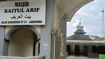 rénal sur la mosquée Tandongkan couteau et parang à la foi Salat Tarawih, un homme à Samarinda arrêté