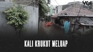 VIDEO: Diguyur Hujan Deras, Pemukiman Warga Cipete Jaksel Terendam Banjir