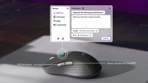 ロジクールの最新のワイヤレスマウスがChatGPTと統合