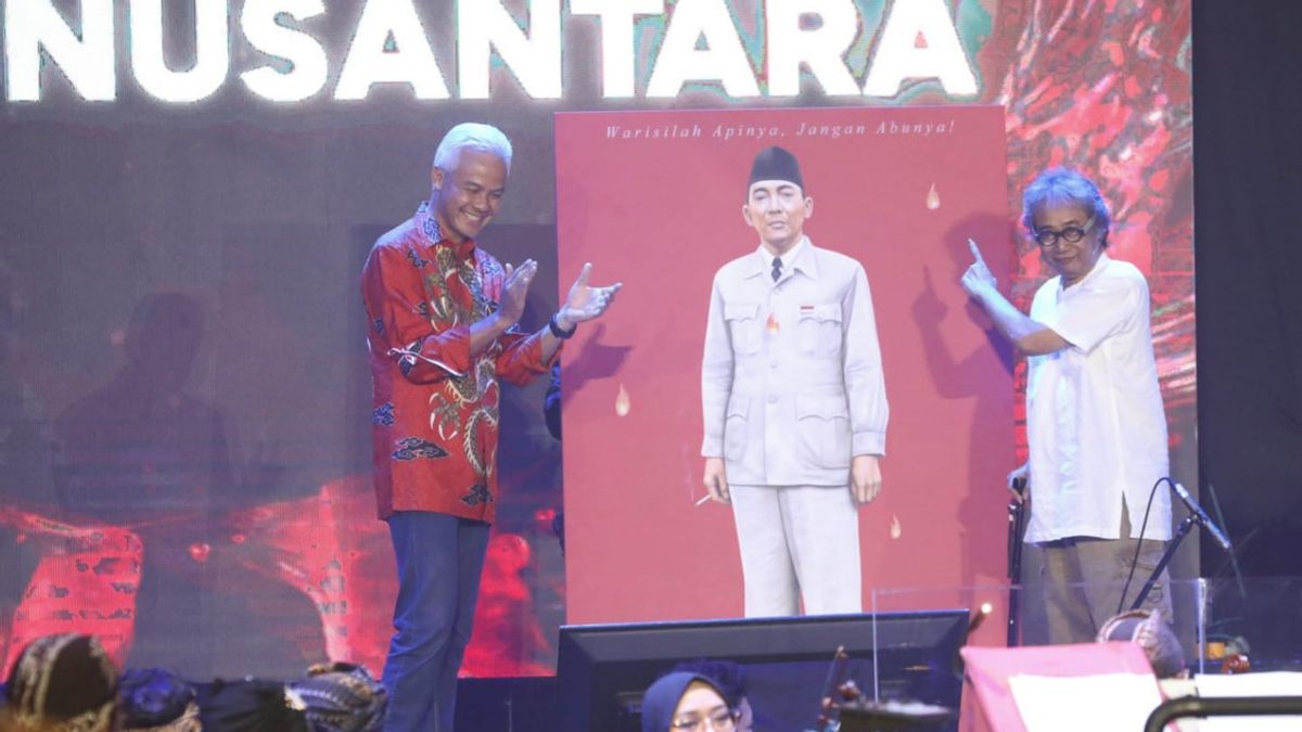 Rhapsody Nusantara, The Spirit Of The Youth Pledge In Music And Prayers For Ganjar Pranowo