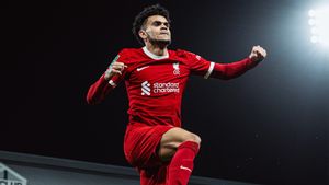 PSG Bidik Pemain Sayap Liverpool Luis Diaz Gantikan Kylian Mbappe