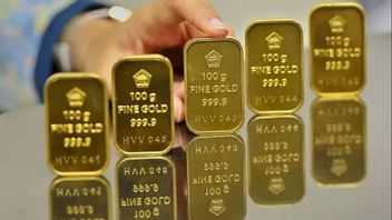 10月初,Antam Stagnan的黄金价格,Segram的价格为1,049,000印尼盾