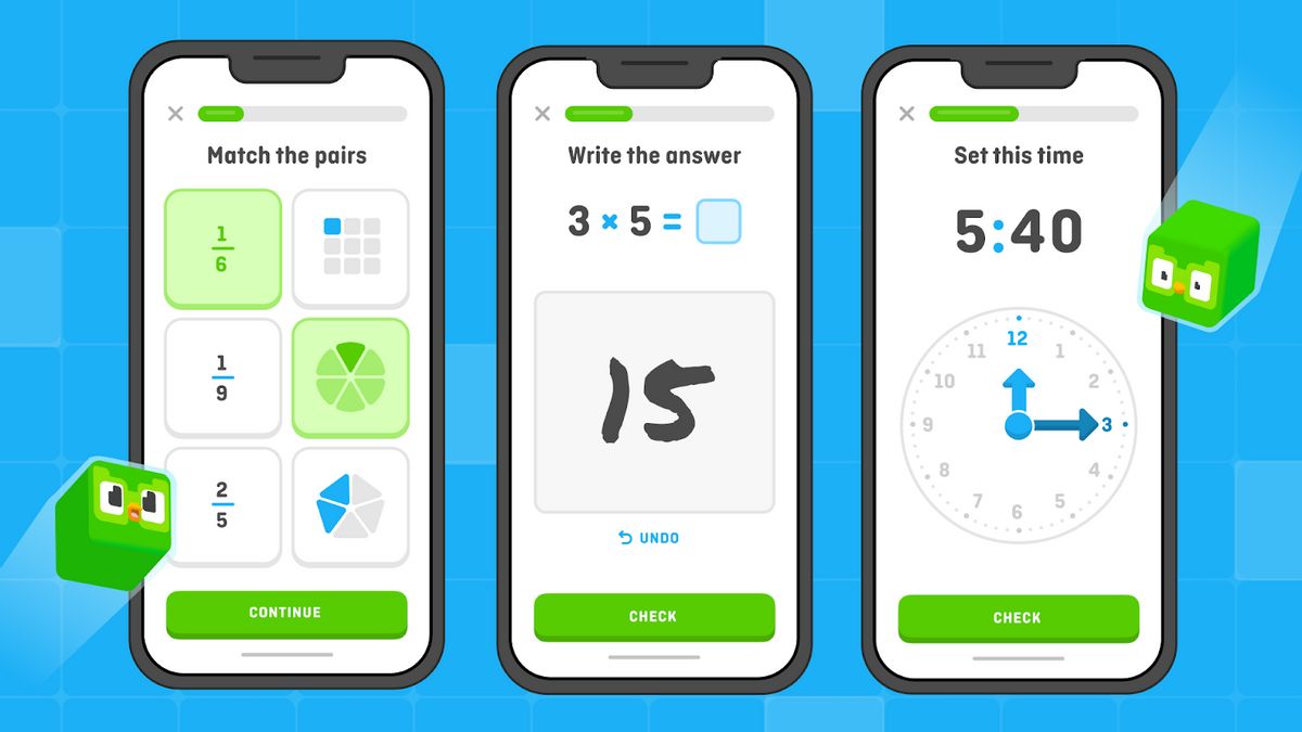 تعلم الرياضيات أكثر متعة ، تم إطلاق تطبيق Duolingo Math رسميا الآن