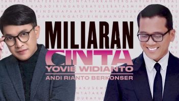 Yovie Widiantoは、Andi Riantoとのコラボレーションコンサートで愛のお祝いがあることを望んでいます