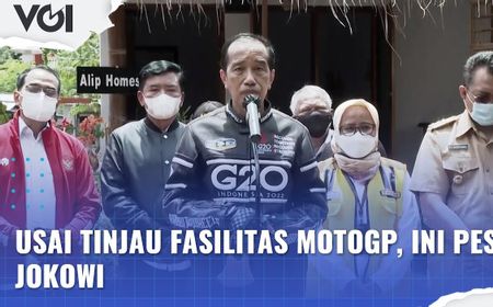 VIDEO: Ini Kata Presiden Jokowi Usai Tinjau Fasilitas MotoGP Mandalika