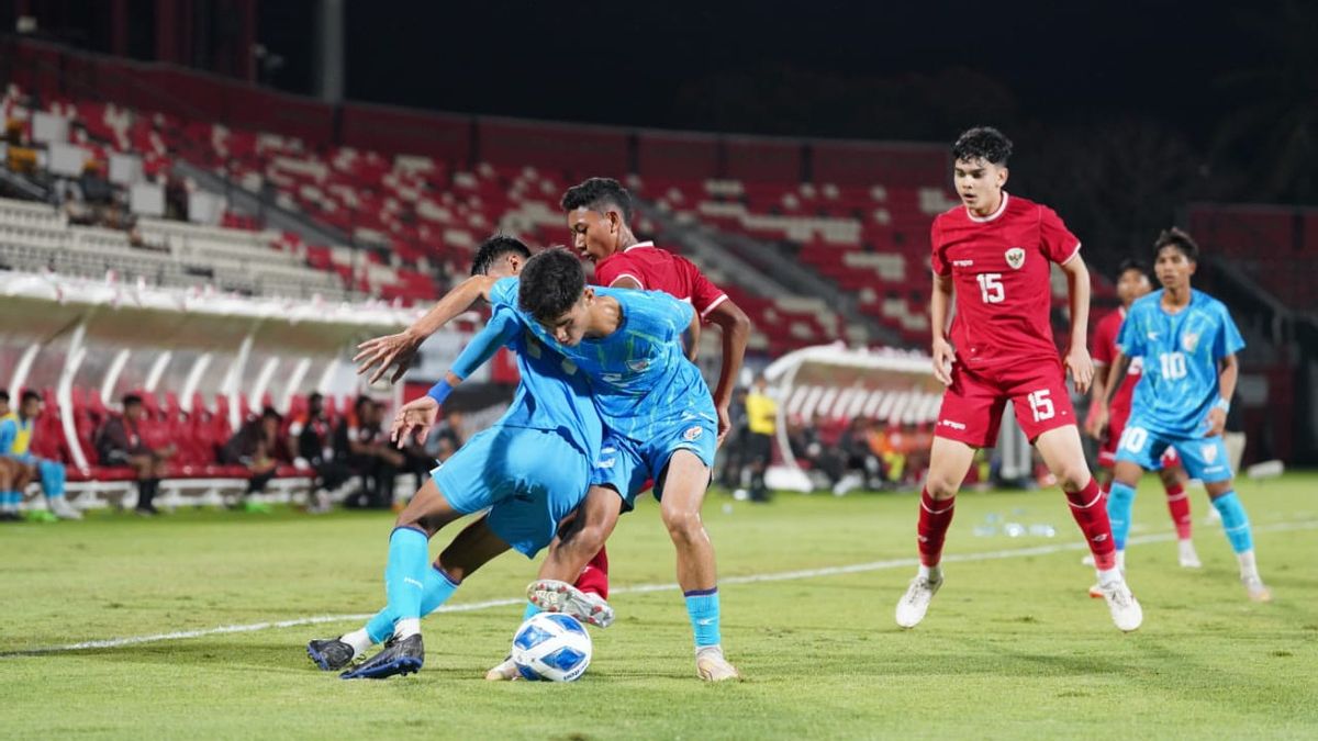 Uji Coba Indonesia U-17 vs India U-17: Garuda Muda Takluk 0-1