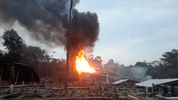 Finally, After 39 Days The Illegal Oil Well Fire In Batanghari Was Successfully Extinguished