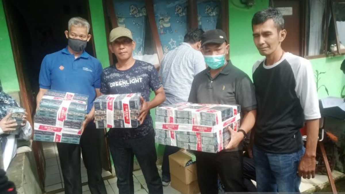 Luckily, There Is A Bogor Regency Government, 1,553 Packages Of Gucci-Dubai Cigarettes Without Excise Fail To Circulate To Residents
