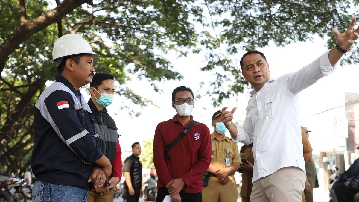 Wali Kota Eri Cahyadi Intruksikan Percepat Pengerjaan Saluran Cegah Banjir di Surabaya