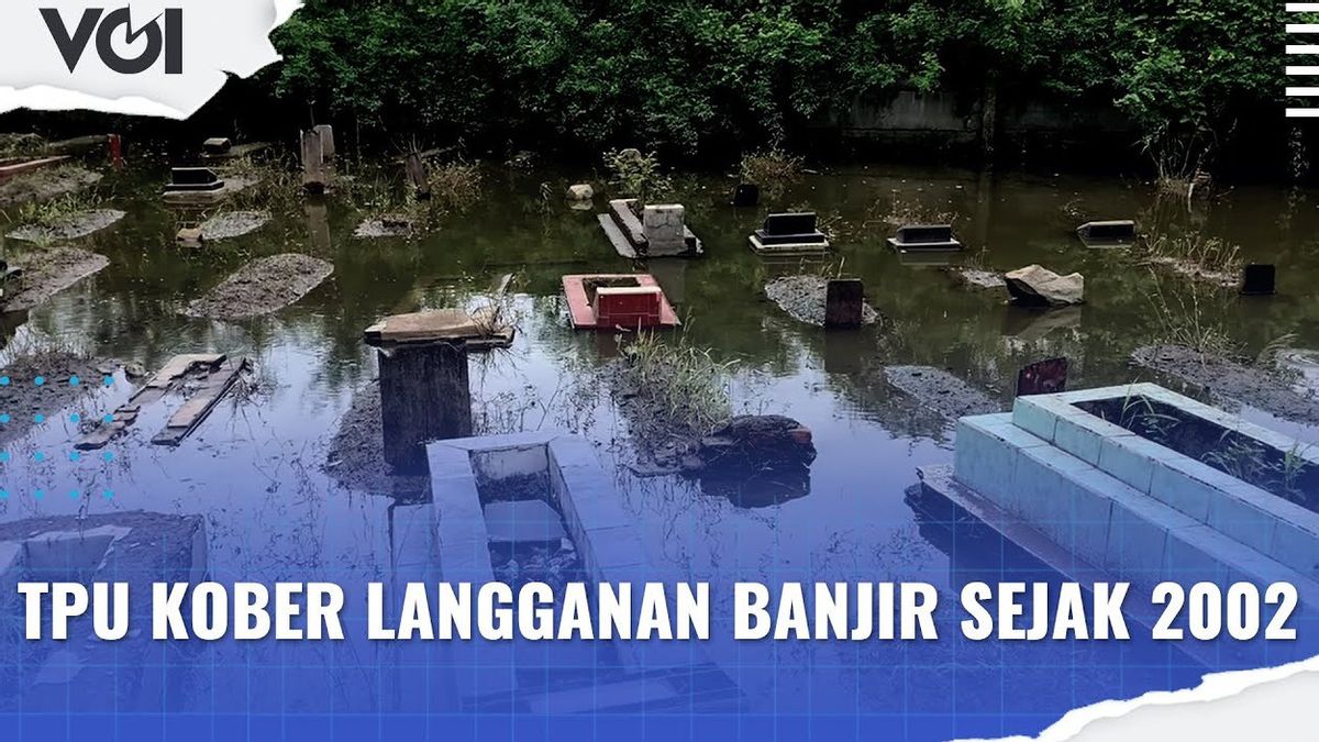 VIDEO: Flood Subscriptions Since 2002, This Is The Condition Of The West Jakarta Kober TPU