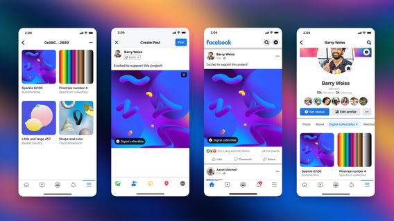 Facebook Dukung Koleksi Digital NFT di Linimasa Pembuat Konten, Kelak Bisa Diperdagangkan Langsung