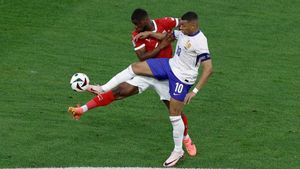 Austria vs Prancis: 0-1, Gol Bunuh Diri Wober Bantu Les Bleus Unggul