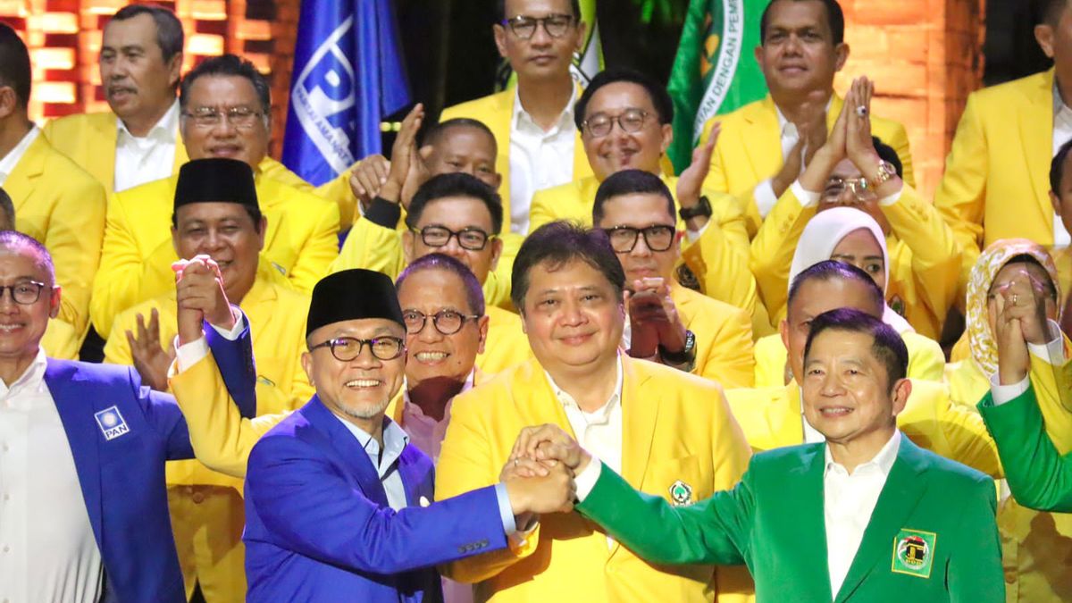2024年松松选举：戈尔卡尔党与PAN和PPP合作组建印度尼西亚联合联盟