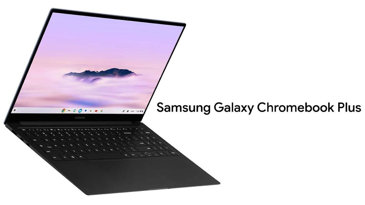 三星Galaxy Chromebook Plus 搭配 Google AI 和 15.6 英寸 OLED 显示器