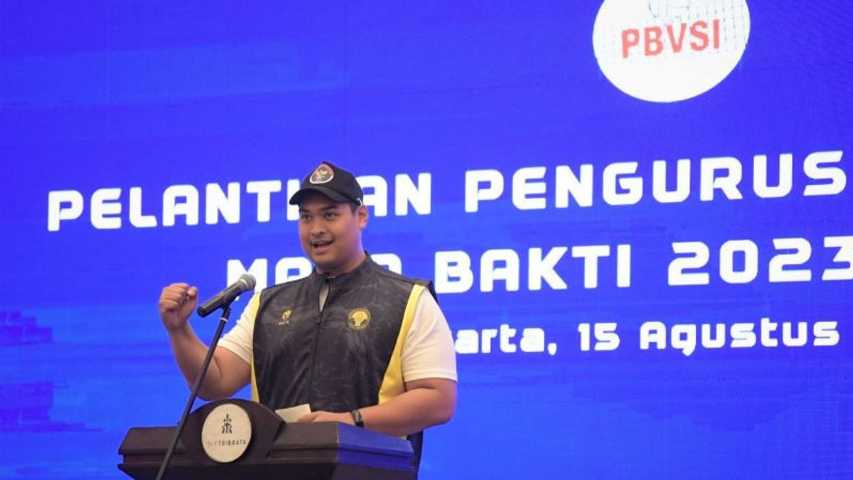 政府はPBVSIの意図を再確認し、インドネシアが2025年バレーボールワールドカップの開催地に立候補