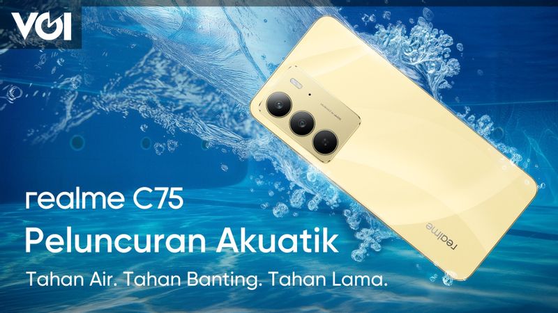 realme C75 جاهز للحضور في إندونيسيا ، هاتف ذكي صعب مع أول شهادة IP68 و IP69 في فئته