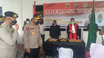 Opération Yustisi COVID-19 Dans Le Nord De Sumatra, Qui Viole Directement Rencontrer Le Juge