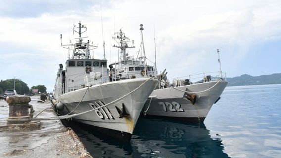 Dihadiri Mahfud MD, 2 KRI Dilibatkan dalam Pencanangan Gerbangdutas di Pulau Talaud 