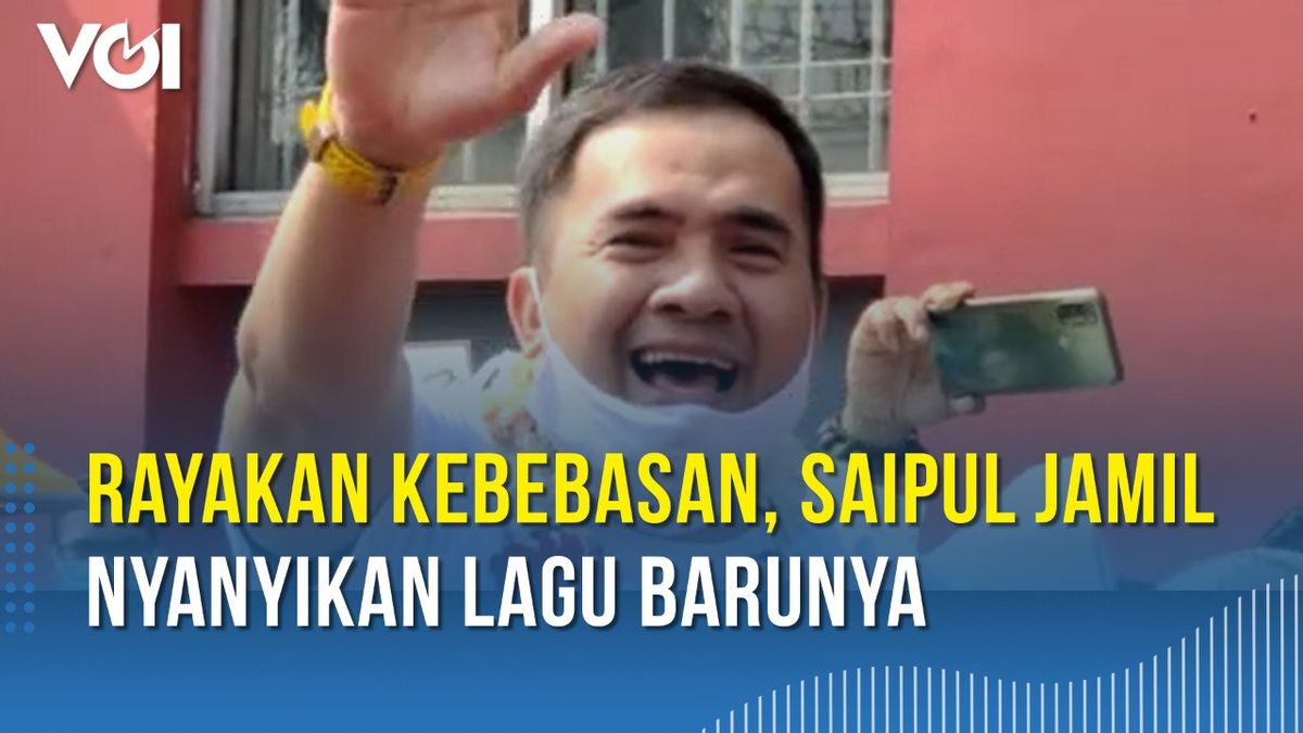 VIDEO Lagu Kebebasan Saipul Jamil Iringi Langkahnya Tinggalkan LP Cipinang