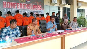 Ringkus 8 Pemuda di Lombok Tengah Terlibat Narkoba, Polisi Sita 6,16 Gram Sabu, HP, Alat Hisap dan Uang