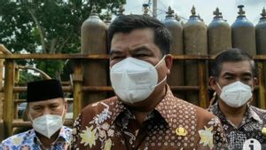 Bupati Lampung Tengah Musa Ahmad Terima 205 Tabung Oksigen, Pastikan Stok Aman untuk Pasien COVID
