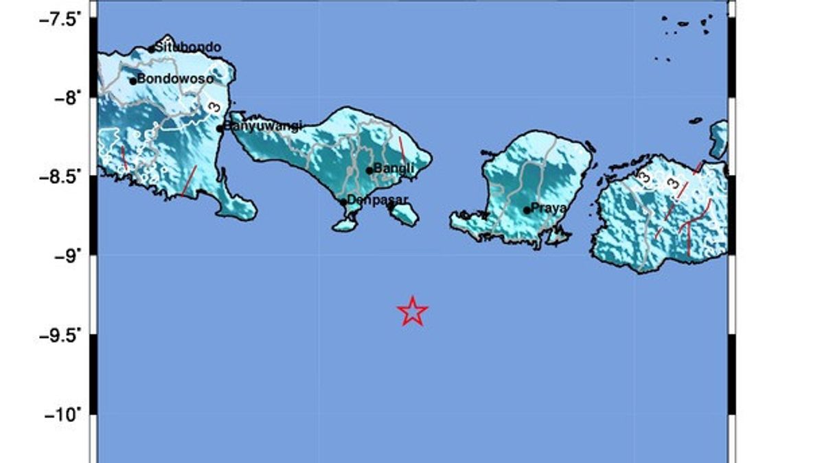 Bali Earthquake Magnitude 5.6, This Is BMKG's Explanation