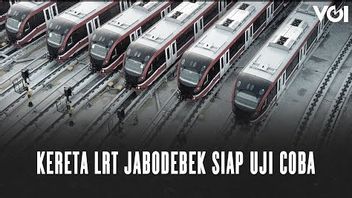 VIDEO: Penampakan Kereta LRT Jabodebek