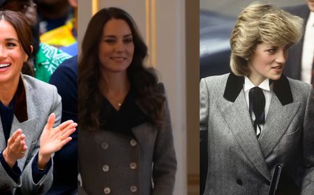 Blazer Ikonik Putri Diana yang Kembali Tren Gegara Ditiru Kate dan Meghan