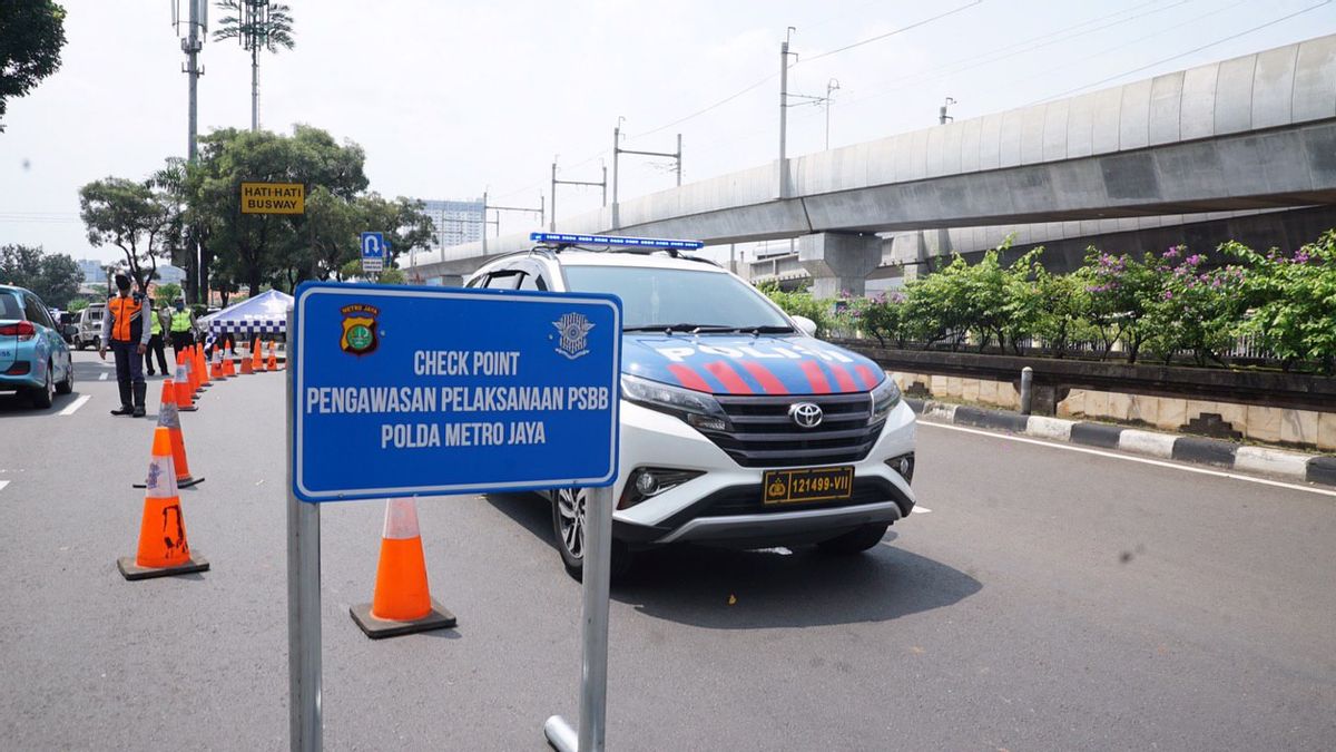 There Are Still Many Driver Violations On The First Day Of The Jakarta PSBB