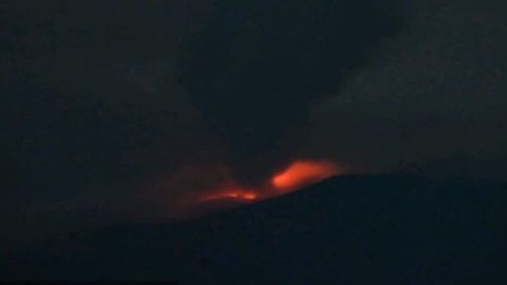 Mount Ibu In West Halmahera Releases 100 Meters Of Firelight