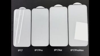 iPhone 17空气泄漏屏幕保护,具有不同车型的屏幕显示