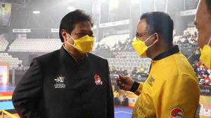 'Keren Jaket Kuningnya', Pujian dari Airlangga untuk Anies Baswedan yang Pakai Jaket Kuning